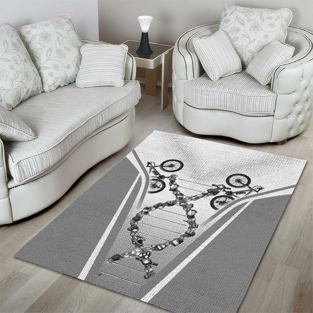 Personalized Cycling Area Rug Its In My DNA - Wonder Print Shop