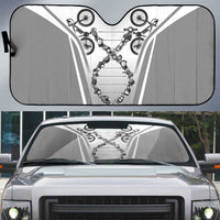 Cycling Auto Sun Shade Its In My DNA - Wonder Print Shop