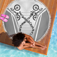 Personalized Cycling Beach Blanket Its In My DNA - Wonder Print Shop