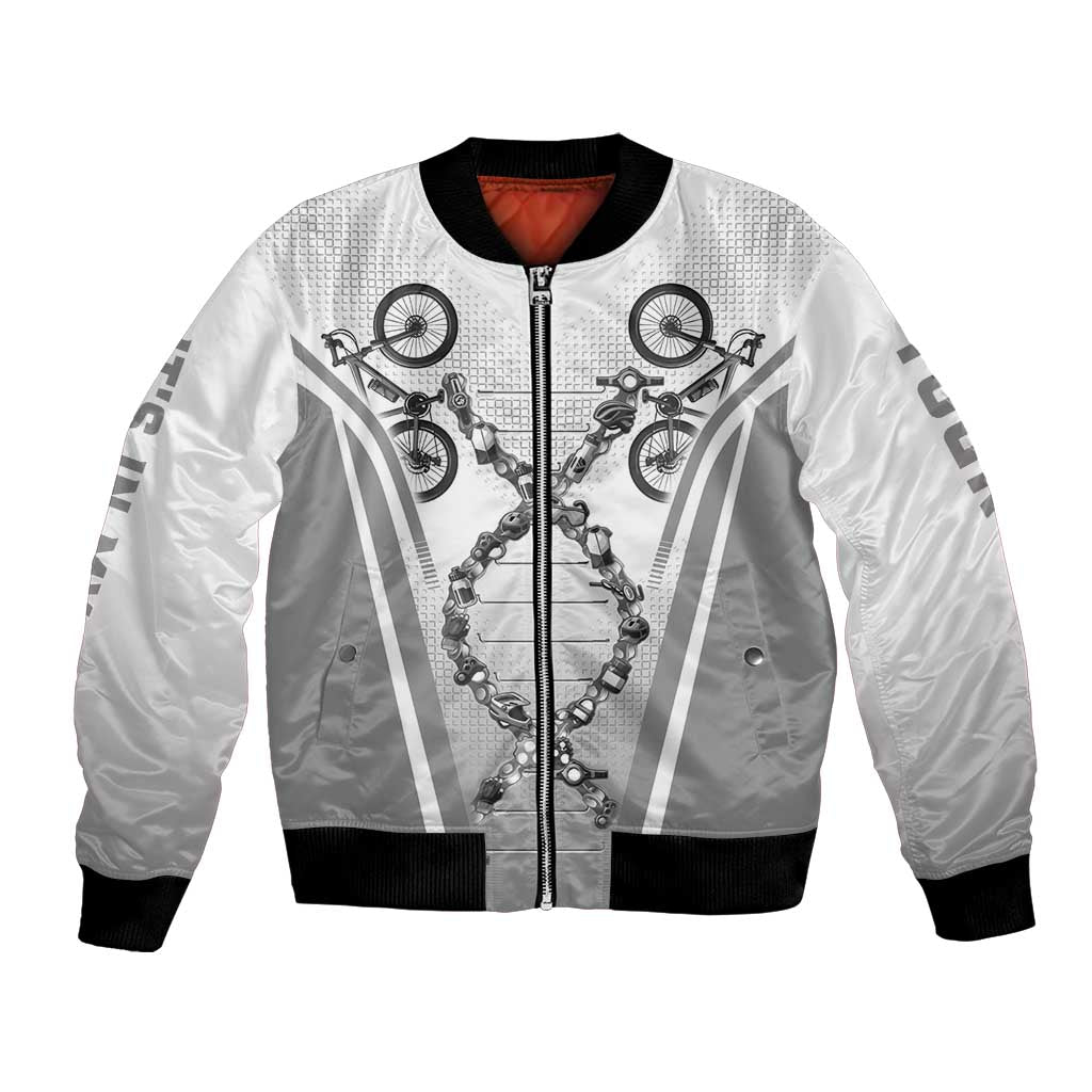 Personalized Cycling Bomber Jacket Its In My DNA - Wonder Print Shop