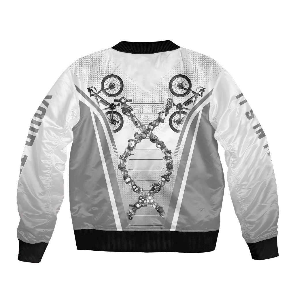 Personalized Cycling Bomber Jacket Its In My DNA - Wonder Print Shop