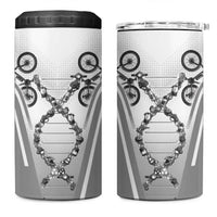 Personalized Cycling 4 in 1 Can Cooler Tumbler Its In My DNA - Wonder Print Shop