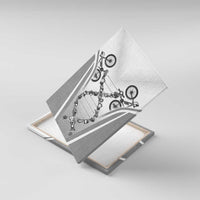 Personalized Cycling Canvas Wall Art Its In My DNA - Wonder Print Shop