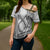 Cycling Cross Shoulder Shirt Its In My DNA - Wonder Print Shop