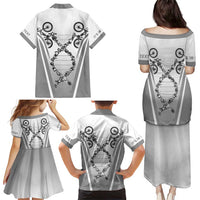 Personalized Cycling Family Matching Puletasi and Hawaiian Shirt Its In My DNA - Wonder Print Shop