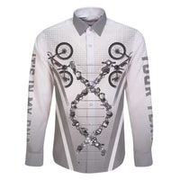 Personalized Cycling Family Matching Short Sleeve Bodycon Dress and Hawaiian Shirt Its In My DNA - Wonder Print Shop