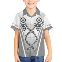 Personalized Cycling Family Matching Summer Maxi Dress and Hawaiian Shirt Its In My DNA - Wonder Print Shop