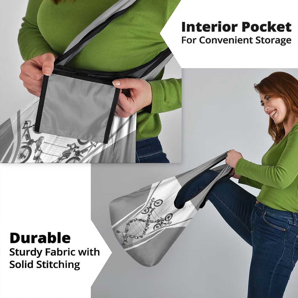 Personalized Cycling Grocery Bag Its In My DNA - Wonder Print Shop