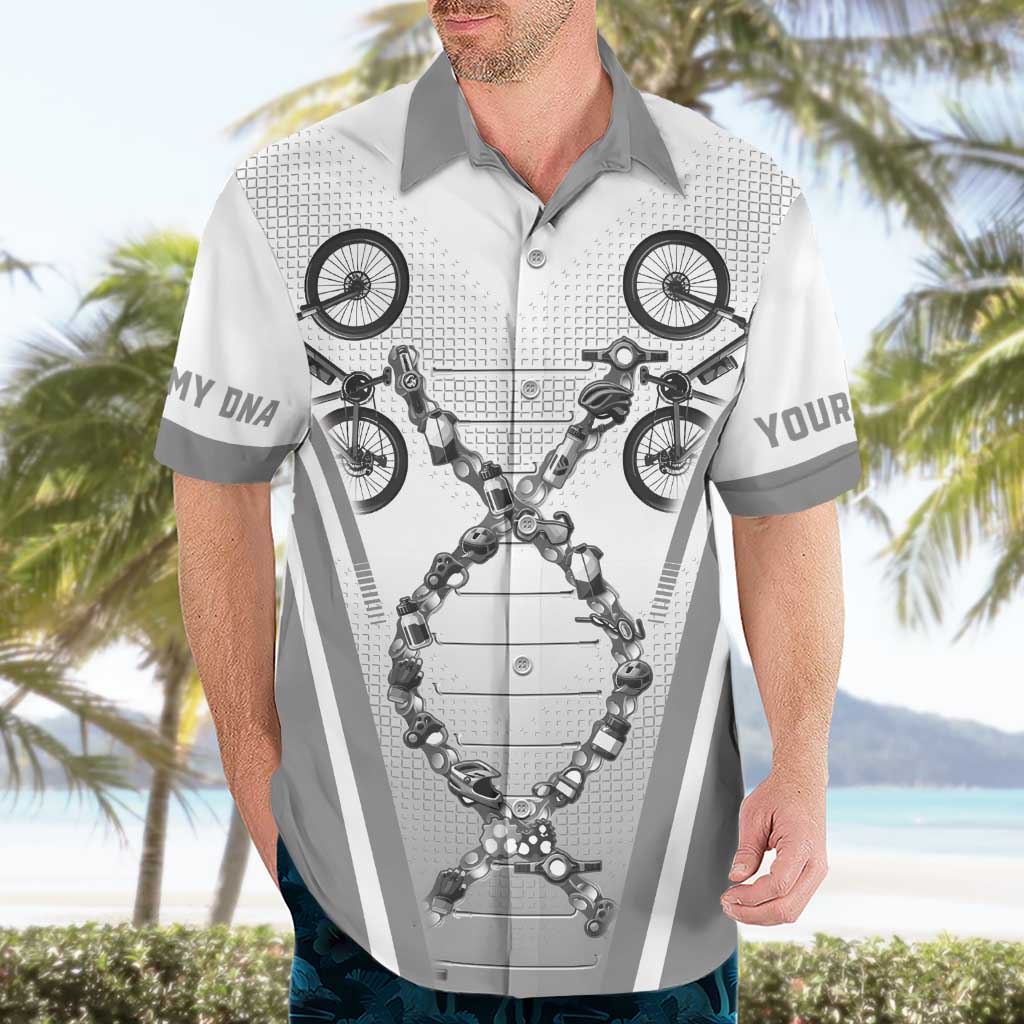 Personalized Cycling Hawaiian Shirt Its In My DNA - Wonder Print Shop