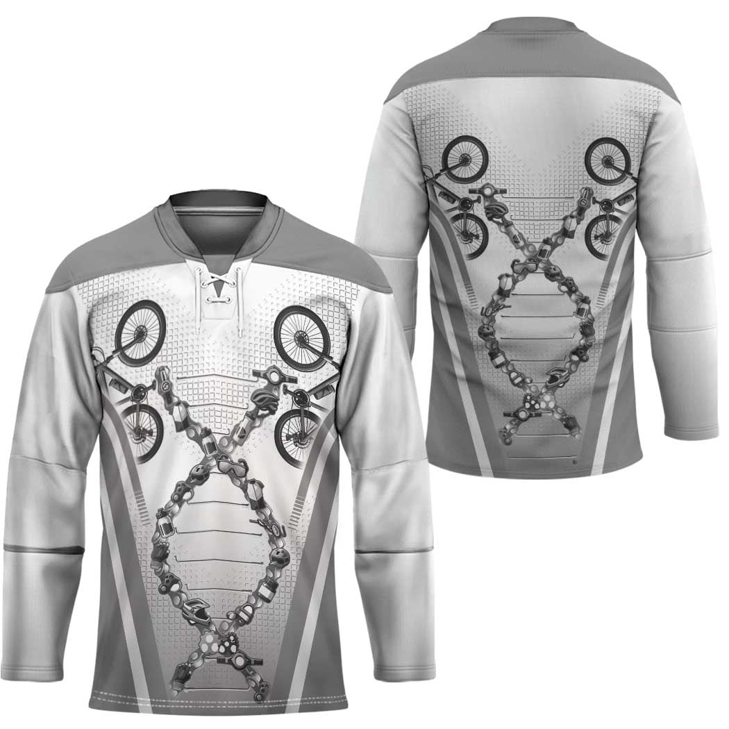 Cycling Hockey Jersey Its In My DNA - Wonder Print Shop