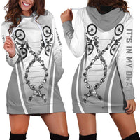 Personalized Cycling Hoodie Dress Its In My DNA - Wonder Print Shop