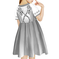 Personalized Cycling Kid Short Sleeve Dress Its In My DNA - Wonder Print Shop