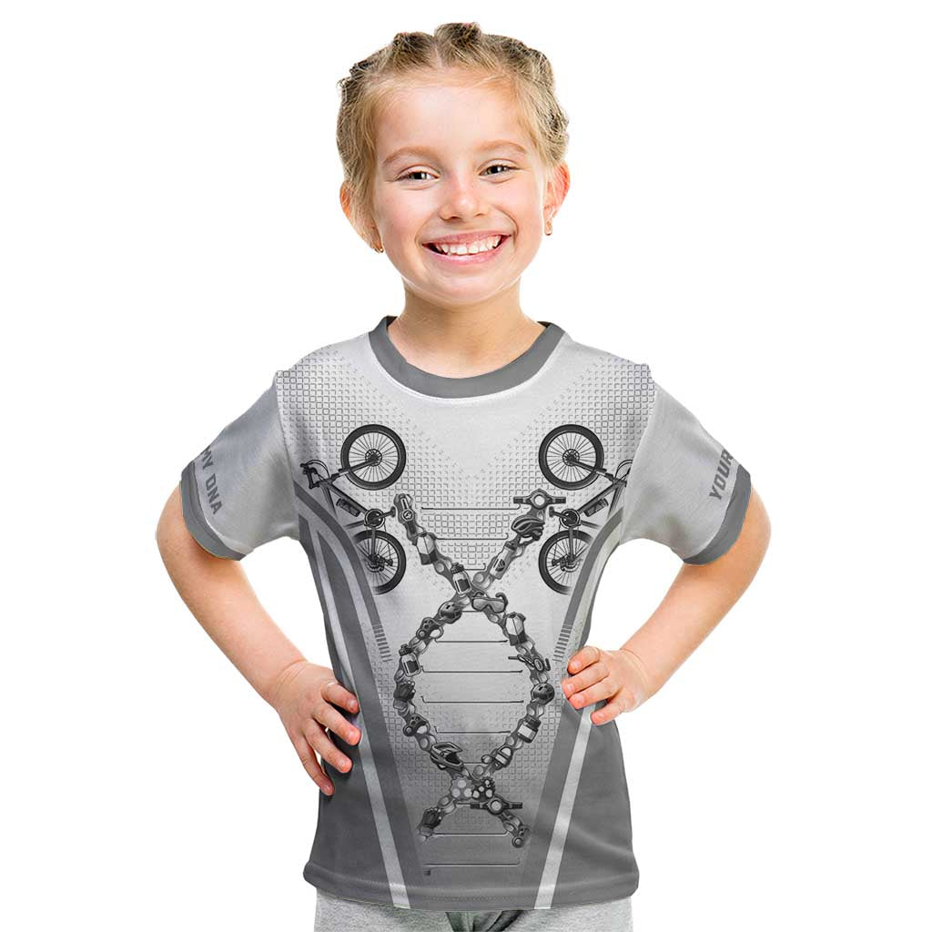 Personalized Cycling Kid T Shirt Its In My DNA - Wonder Print Shop