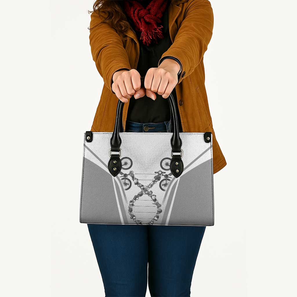 Cycling Leather Bag Its In My DNA - Wonder Print Shop