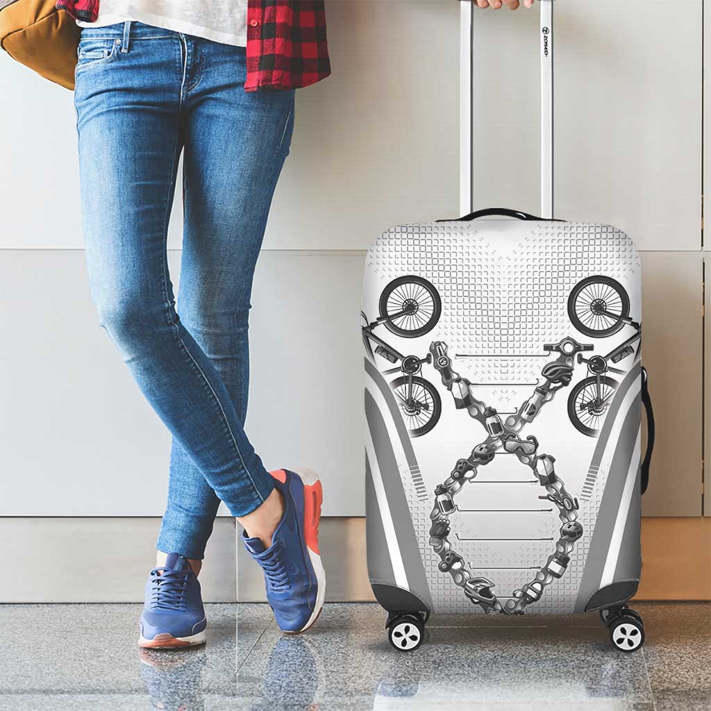 Personalized Cycling Luggage Cover Its In My DNA - Wonder Print Shop