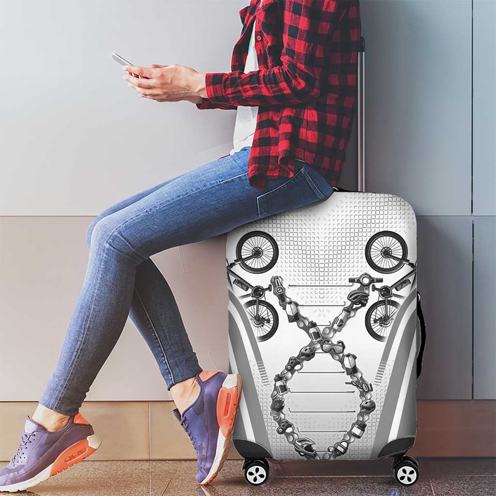 Personalized Cycling Luggage Cover Its In My DNA - Wonder Print Shop