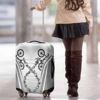 Personalized Cycling Luggage Cover Its In My DNA - Wonder Print Shop