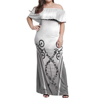 Personalized Cycling Off Shoulder Maxi Dress Its In My DNA - Wonder Print Shop