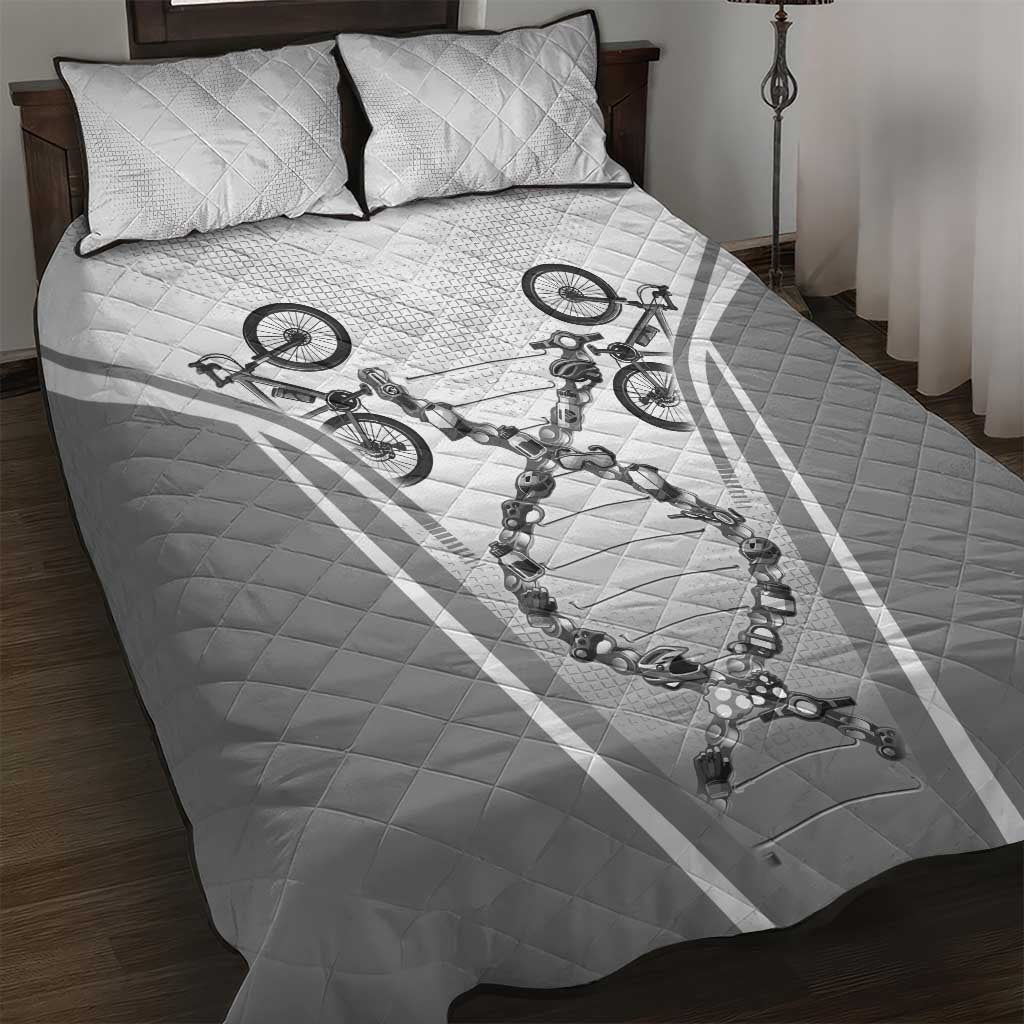 Personalized Cycling Quilt Bed Set Its In My DNA - Wonder Print Shop