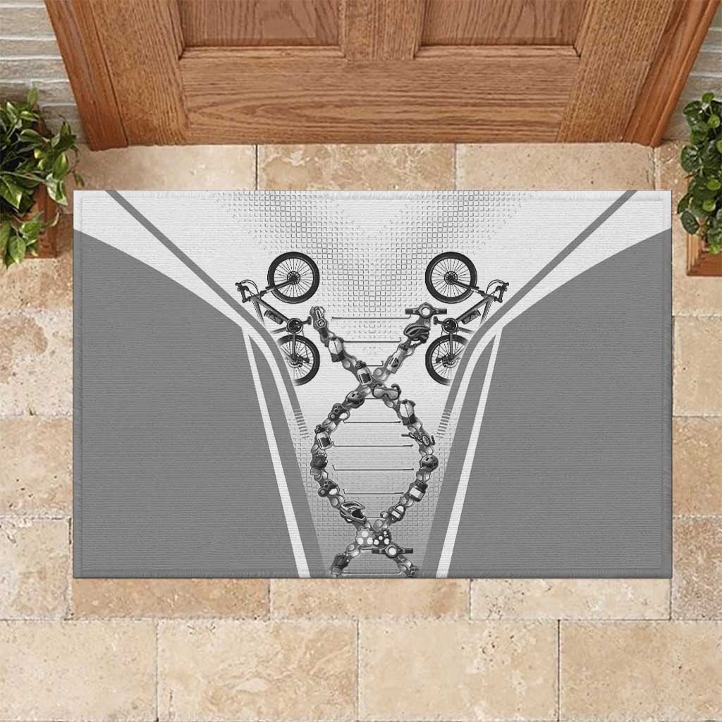 Personalized Cycling Rubber Doormat Its In My DNA - Wonder Print Shop