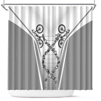 Personalized Cycling Shower Curtain Its In My DNA - Wonder Print Shop