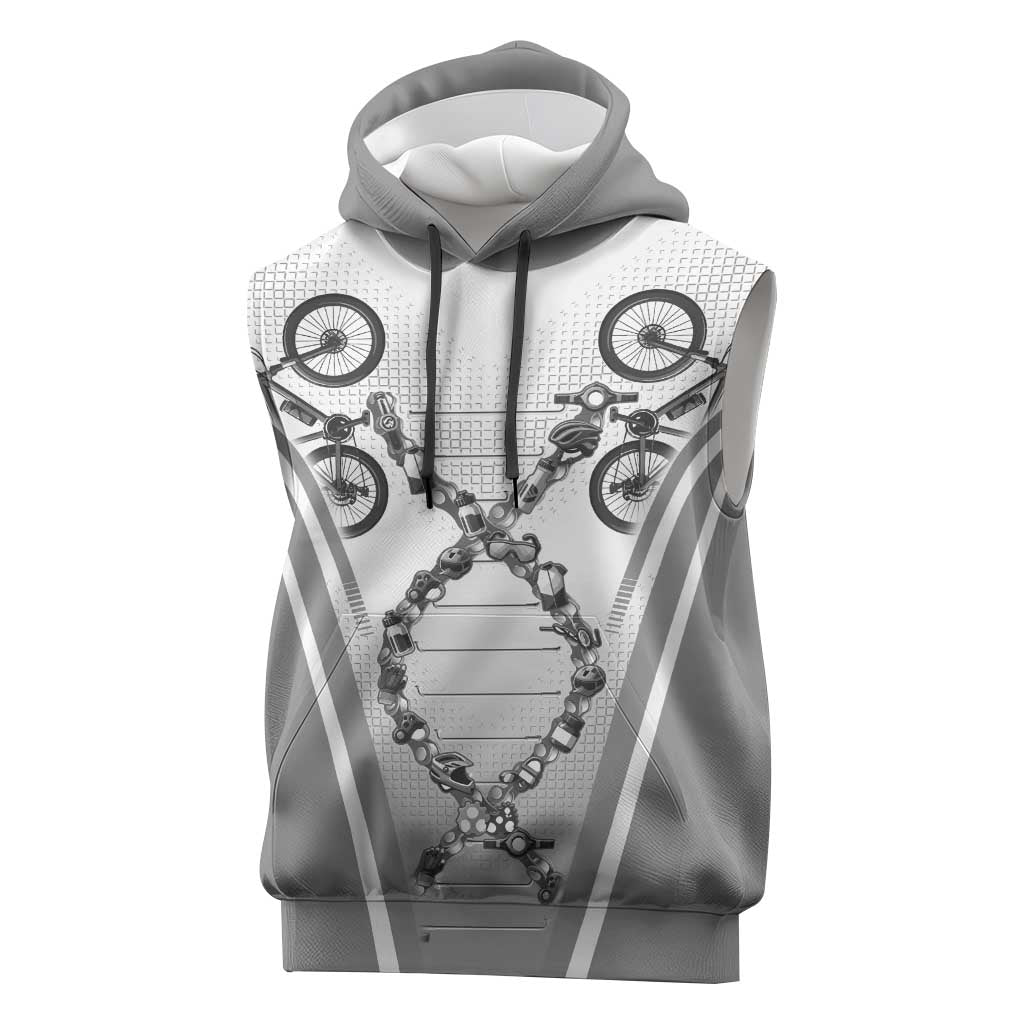 Cycling Sleeveless Hoodie Its In My DNA - Wonder Print Shop
