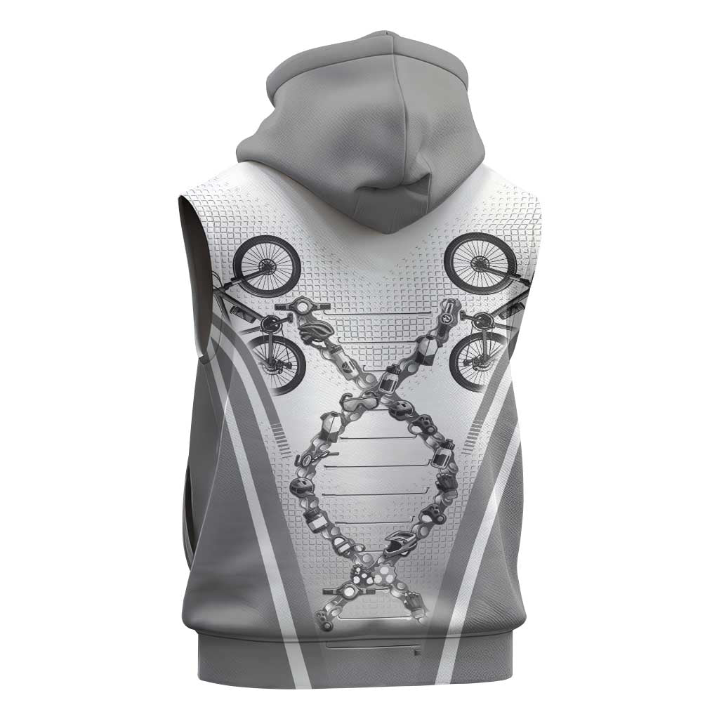 Cycling Sleeveless Hoodie Its In My DNA - Wonder Print Shop