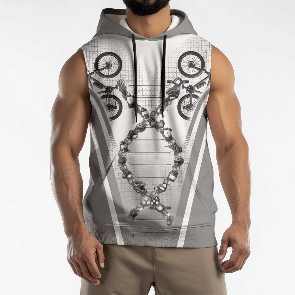 Cycling Sleeveless Hoodie Its In My DNA - Wonder Print Shop
