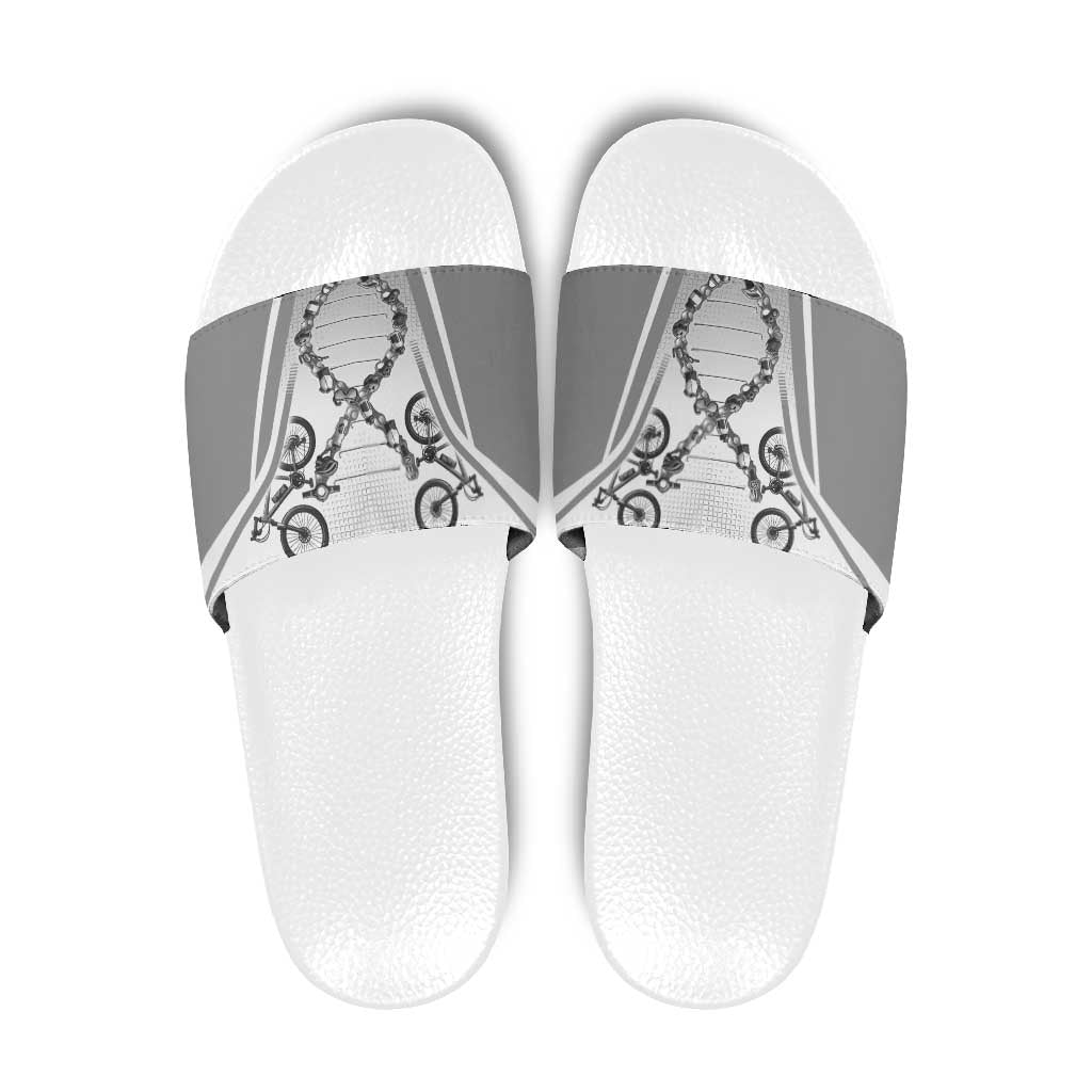 Cycling Slide Sandals Its In My DNA - Wonder Print Shop