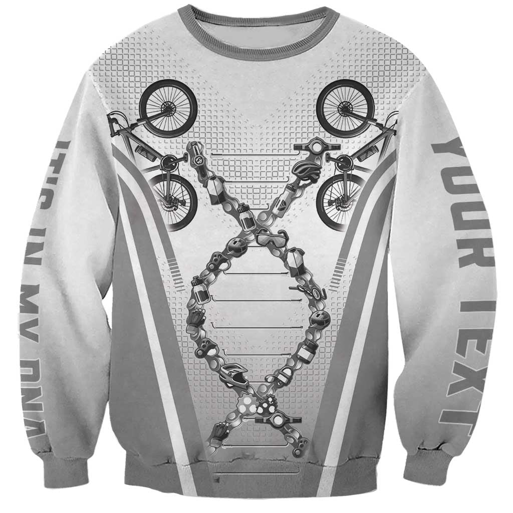 Personalized Cycling Sweatshirt Its In My DNA - Wonder Print Shop