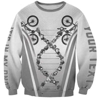 Personalized Cycling Sweatshirt Its In My DNA - Wonder Print Shop