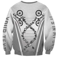 Personalized Cycling Sweatshirt Its In My DNA - Wonder Print Shop