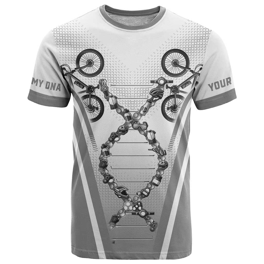 Personalized Cycling T Shirt Its In My DNA - Wonder Print Shop