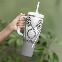 Personalized Cycling Tumbler With Handle Its In My DNA - Wonder Print Shop