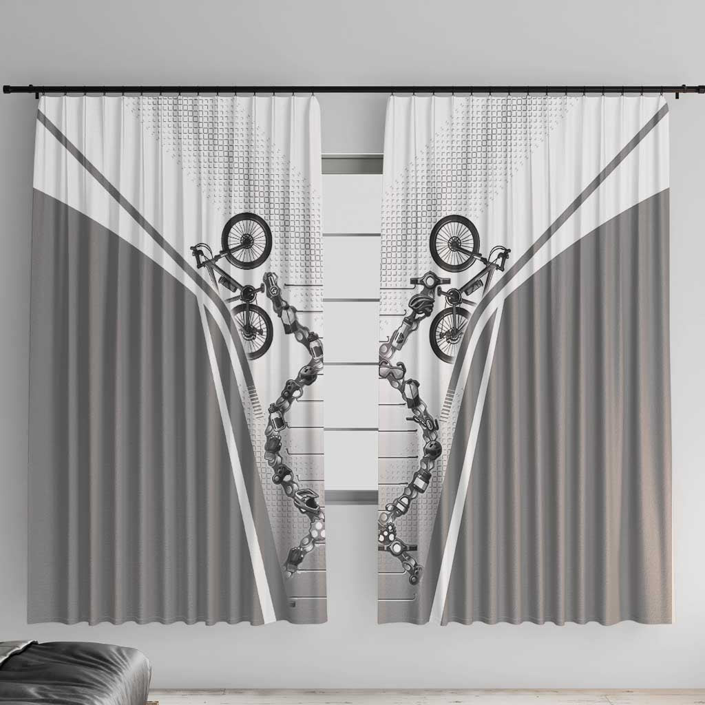 Personalized Cycling Window Curtain Its In My DNA - Wonder Print Shop