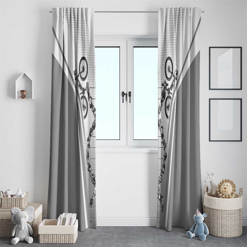 Personalized Cycling Window Curtain Its In My DNA - Wonder Print Shop