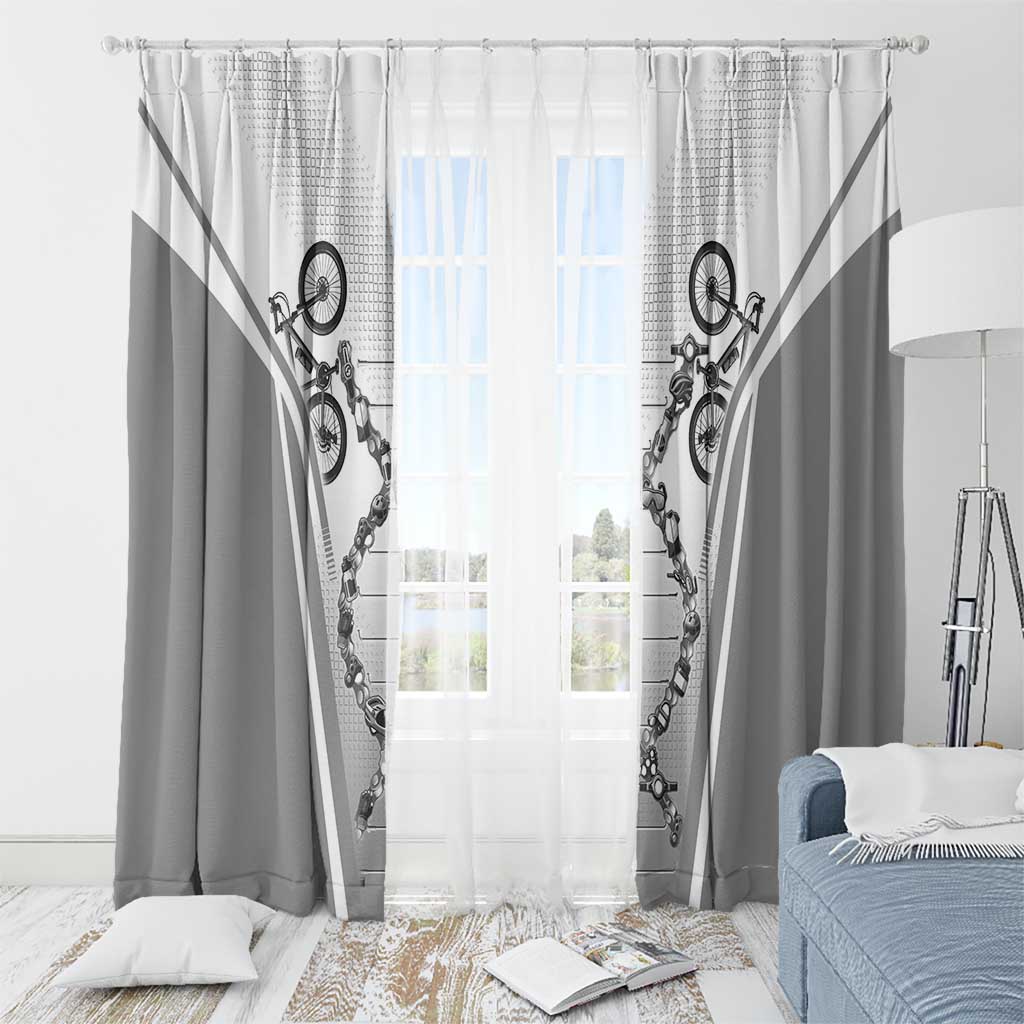 Personalized Cycling Window Curtain Its In My DNA - Wonder Print Shop