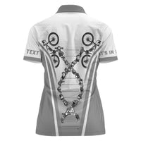 Personalized Cycling Women Polo Shirt Its In My DNA - Wonder Print Shop