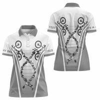 Personalized Cycling Women Polo Shirt Its In My DNA - Wonder Print Shop