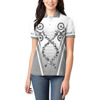 Personalized Cycling Women Polo Shirt Its In My DNA - Wonder Print Shop