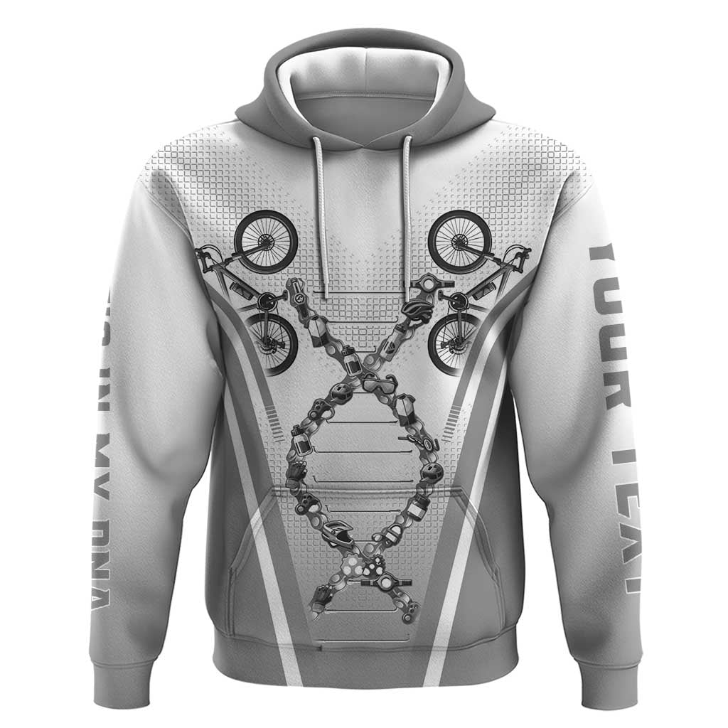 Personalized Cycling Zip Hoodie Its In My DNA - Wonder Print Shop
