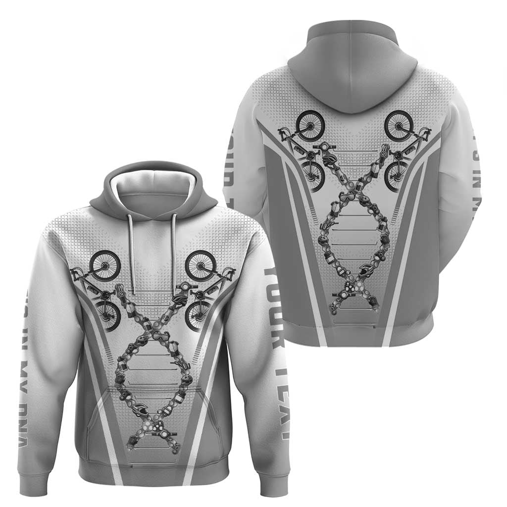Personalized Cycling Zip Hoodie Its In My DNA - Wonder Print Shop
