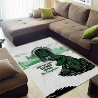 Alligator Alcatraz Defend Human Rights Area Rug Defend The Everglades - Wonder Print Shop