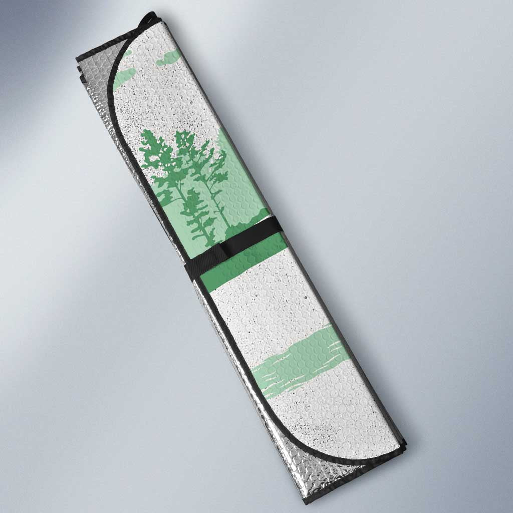 Alligator Alcatraz Defend Human Rights Auto Sun Shade Defend The Everglades - Wonder Print Shop