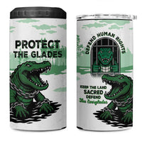 Alligator Alcatraz Defend Human Rights 4 in 1 Can Cooler Tumbler Defend The Everglades - Wonder Print Shop