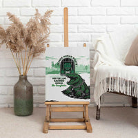 Alligator Alcatraz Defend Human Rights Canvas Wall Art Defend The Everglades - Wonder Print Shop