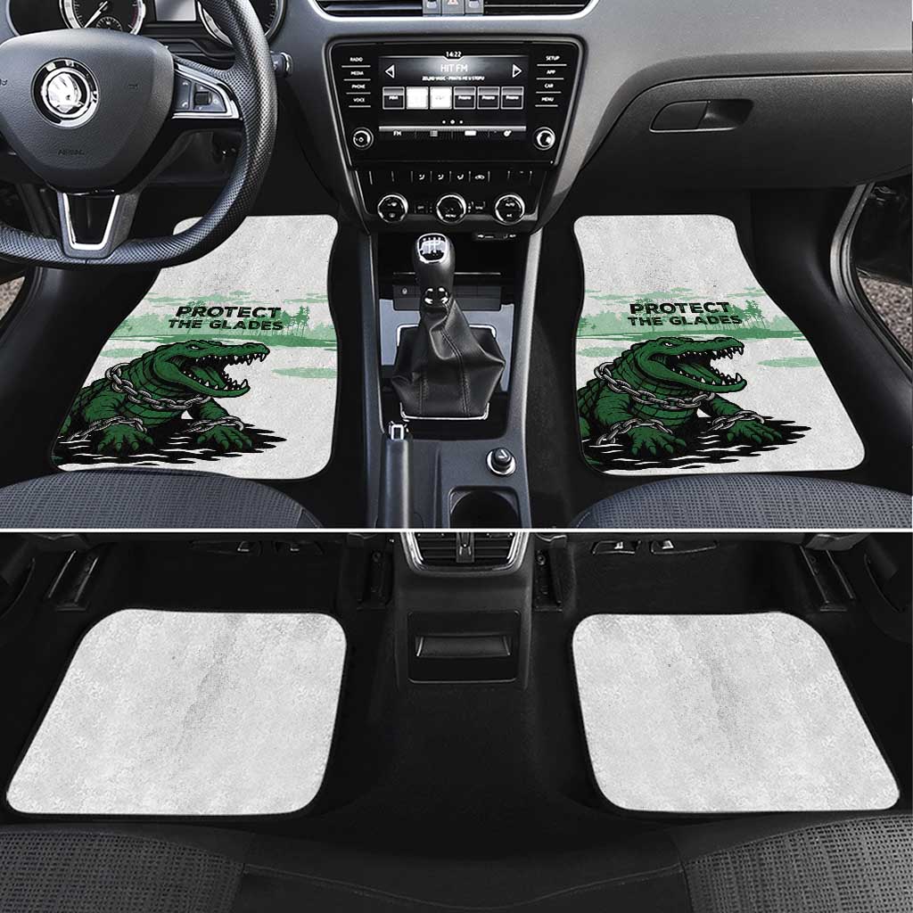 Alligator Alcatraz Defend Human Rights Car Mats Defend The Everglades - Wonder Print Shop