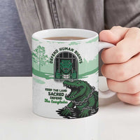 Alligator Alcatraz Defend Human Rights Ceramic Mug Defend The Everglades - Wonder Print Shop