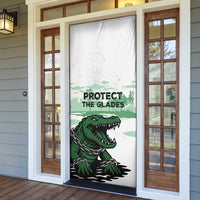 Alligator Alcatraz Defend Human Rights Door Cover Defend The Everglades - Wonder Print Shop