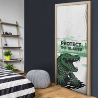 Alligator Alcatraz Defend Human Rights Door Cover Defend The Everglades - Wonder Print Shop